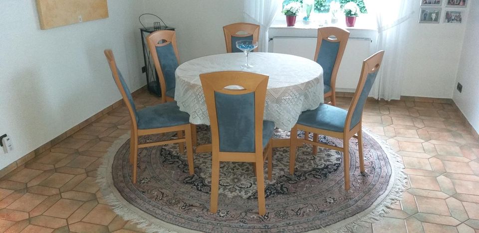 Esstisch mit 6 Stühle in Borken
