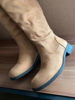 Stiefel beige Damen NEUWERTIG Gr. 39 Pritzwalk - Falkenhagen Vorschau