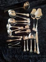 Besteck-Set Rose, Vintage 12teilig + Vorlegeteile Hessen - Schrecksbach Vorschau