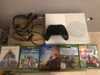 Xbox One S mit 500 GB Speicher und Spielen und Controller Niedersachsen - Habighorst Vorschau
