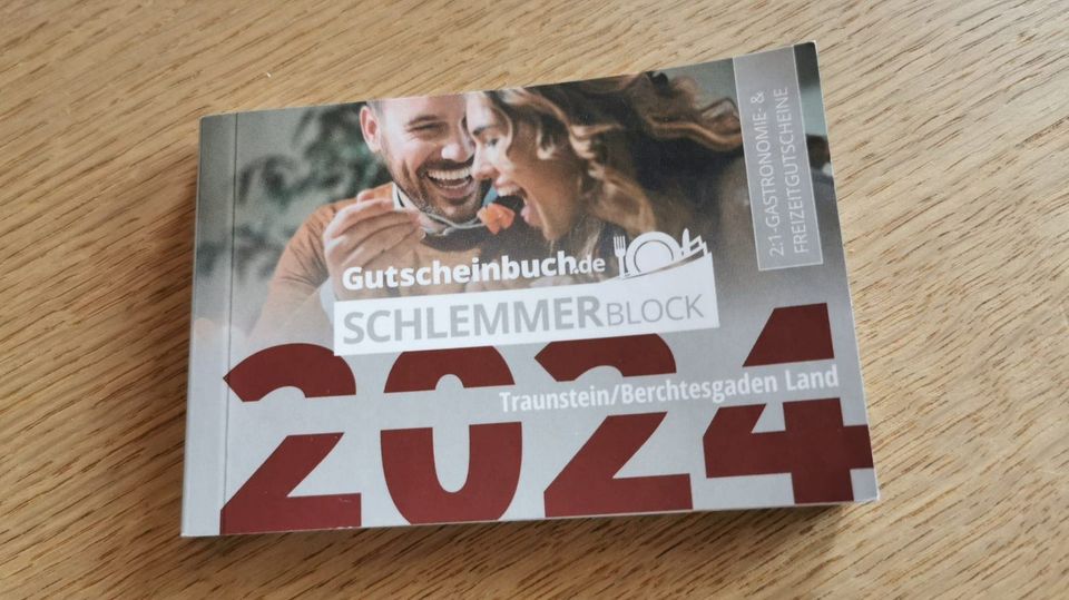Schlemmerblock Gutscheinbuch Traunstein - Berchtesgarden 2024 in Vienenburg