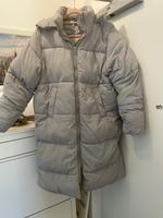 dicke Jacke Winter Mantel H&M grau Gr. S mit Kaputze neuwertig Hessen - Glauburg Vorschau