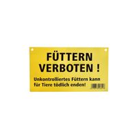 Warnschild - Füttern verboten! Baden-Württemberg - Rot am See Vorschau