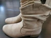 Stiefeletten 41 beige leicht gefüttert West - Sossenheim Vorschau