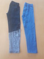 2 Leggings, Leggings, Räuberhosen, schwarz, blau grau, Gr. 140 Nordrhein-Westfalen - Bornheim Vorschau