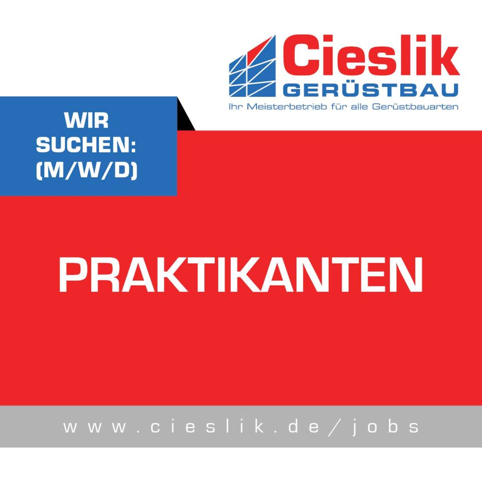 Praktikanten (m/w/d) Gerüstbau gesucht in Dortmund