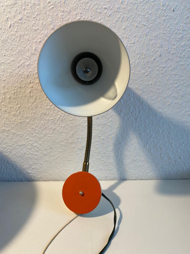 70er Wand Lampe Klein Vintage Orange Panton Ära in Pulheim