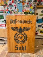 Waffenschmiede Suhl Simson Logo Zeichen Holz Gravur Thüringen - Bad Berka Vorschau