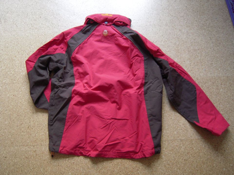 Jacke MOORHEAD Windbreaker Outdoor rot braun in Lehre