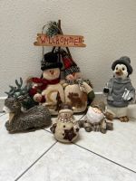 Weihnachtsdeko Sammlung Set Winter Türbehang Figuren Teelicht Reh Bayern - Ergolding Vorschau