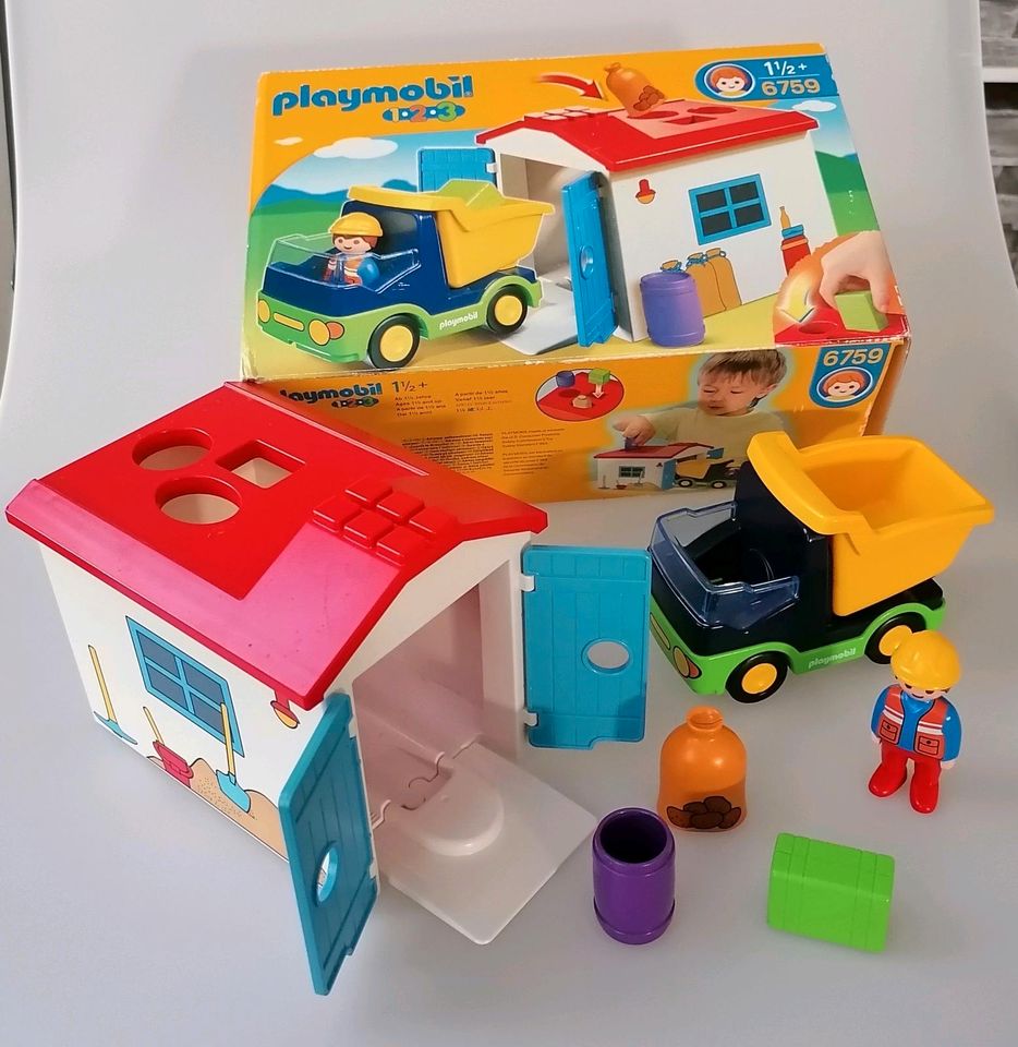 Playmobil 123 Set 6759 vollständig OVP Garage & Kipplaster in  Baden-Württemberg - Renningen | Playmobil günstig kaufen, gebraucht oder  neu | eBay Kleinanzeigen ist jetzt Kleinanzeigen