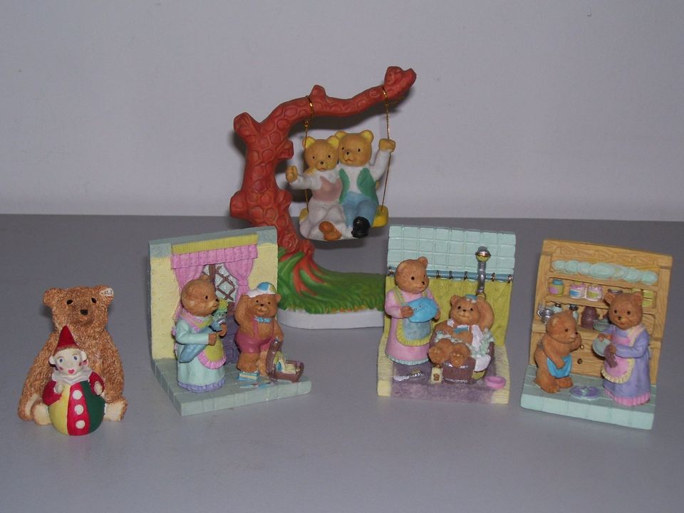 Set aus 5 verschiedenen Teddy Figuren Teddies in Oelde