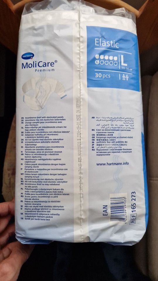 MoliCare® Premium Elastic 5 Trp, G. M, 30x / 6 Trp, G. L 27x in Penzing