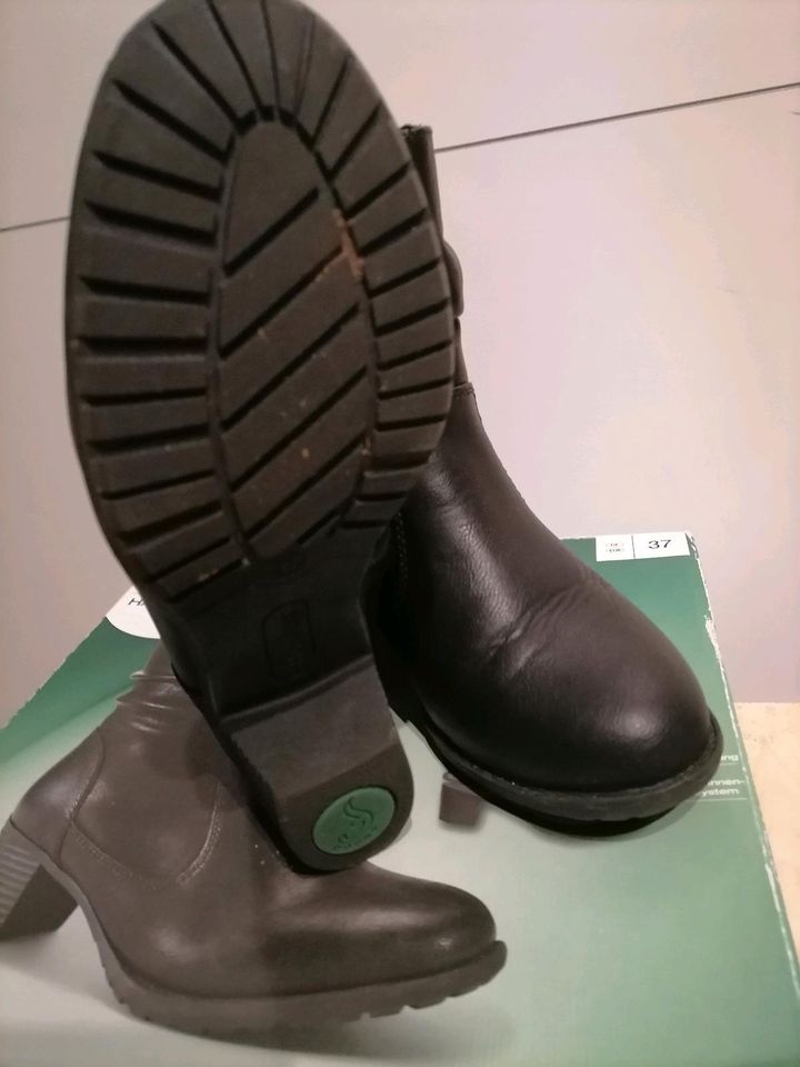 Halbstiefel, Stiefelette Gr. 37 schwarz, Weite G in Bremen