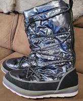 Damen Boots Dockers, Grau-Metallic, Gr. 39, wie Neu Berlin - Spandau Vorschau