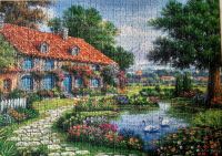 Puzzle 1000 Teile Cottage Niedersachsen - Sassenburg Vorschau