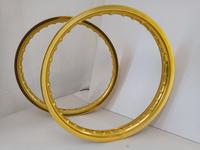 Alufelgen Simson S51 S50 KR51 Schwalbe Felgenringe 1,50x16 gold Sachsen-Anhalt - Halle Vorschau