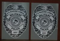 2 x US MARINE CORPS MILITARY POLICE AUTOTÜR STICKER DIN A4 Berlin - Wilmersdorf Vorschau