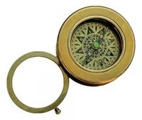 Kompass mit Lupe- Messing brüniert- Antikstil Thüringen - Sondershausen Vorschau