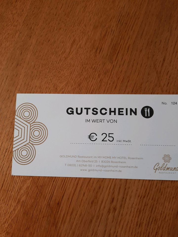 Gutschein Goldmund Restaurant in Rosenheim
