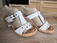Gabor Pantoletten Schuhe Sandalen weiß, 6 1/2, 40 Bayern - Heroldsberg Vorschau
