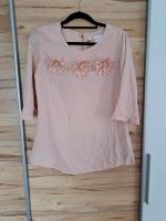 Bluse 3/4 Ärmel rosa Blumen Steinchen Damen Bonprix 40 neu Bayern - Oberbergkirchen Vorschau