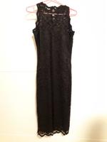 Edles Spitzenkleid Midi Gr. L schwarz Sachsen - Zwickau Vorschau