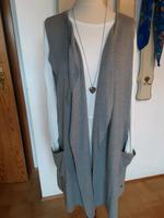 Strick-Weste grau Gr.38 Bayern - Buchenberg Vorschau