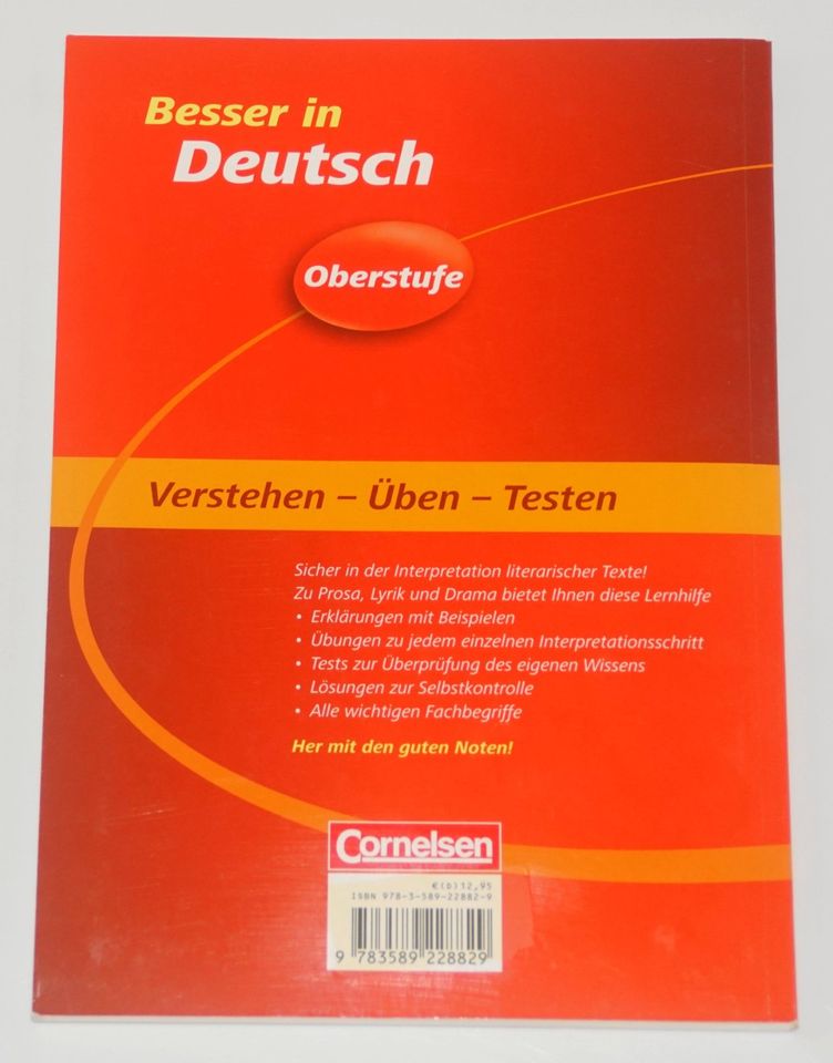 Buch - Oberstufe Besser in Deutsch - Cornelsen ISBN 9783589228829 in Weiterstadt