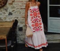 Viral Limited Edition Embroidered Zara Dress Floral Boho Maxi Sachsen-Anhalt - Halle Vorschau