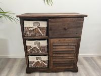 Holz Möbel Schrank Kommode braun Flur Shabby Look Vintage Thüringen - Erfurt Vorschau