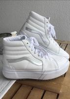 Vans - SK8-Hi Stacked - Sneaker in Weiß Leder Thüringen - Apolda Vorschau