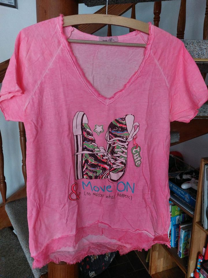 Neon pinkes Tshirts made in Italy/inkl.Versand in Bergen