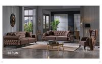 3+2+1 Sofa Couch Wohnlandschaft + Chesterfield + Bettfunktion Bayern - Weilbach Vorschau