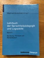 Lehrbuch Sprachheilpädagogik + Logopädie Beratung Therapie Reha Niedersachsen - Oldenburg Vorschau