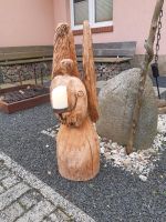 Motorsäge carving Eule Adler Engel Schnitzen deko Garten Holz Güstrow - Landkreis - Warnkenhagen Vorschau