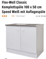 Küchenspüle/ weiß/ komplettsett/ Küchenhängeschrank Rheinland-Pfalz - Worms Vorschau