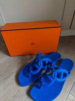 Hermès Egerie Sandalen blau Hamburg-Nord - Hamburg Uhlenhorst Vorschau