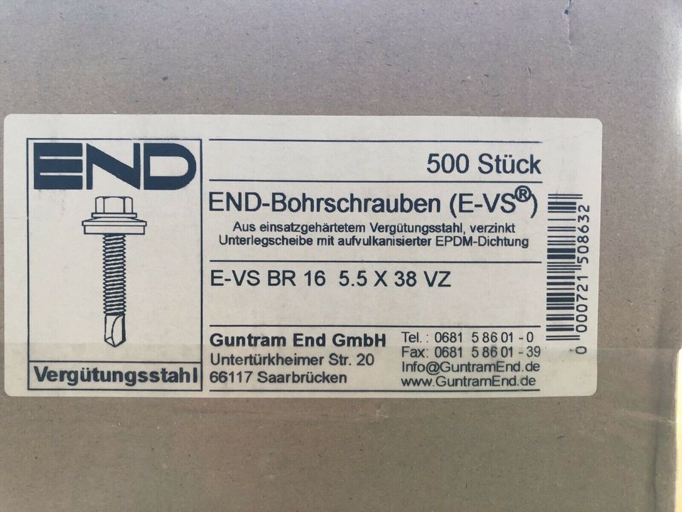 Bohrschraube für Befestigungen auf Metall 5,5 x 38. (22)(60) in Langenau