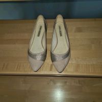 Buffalo London Ballerina Gr. 38 beige/velour und gold Bayern - Altenstadt an der Waldnaab Vorschau