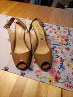 unisa Slingpumps, camel, Lacklederr, Gr 40, guter Zustand Bayern - Herrieden Vorschau