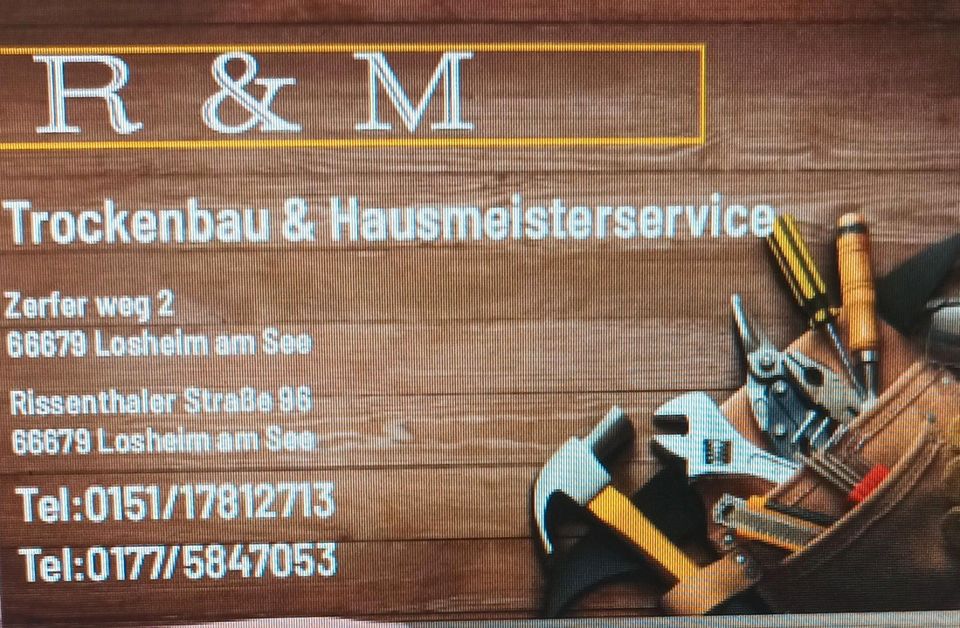 R & M Trockenbau und Hausmeisterservice in Losheim am See