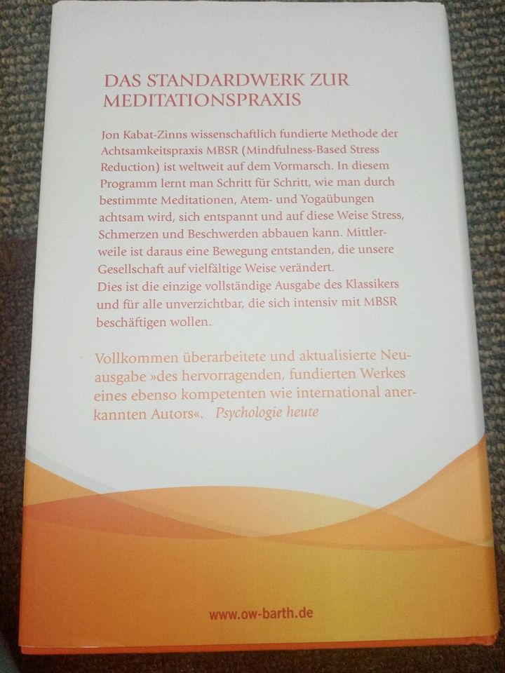 Gesund durch Meditation. Jon Kabat-Zinn in Vienenburg