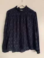 Bluse von Promod in navy mit Blumenstickerei (Größe M) Baden-Württemberg - Ellhofen Vorschau