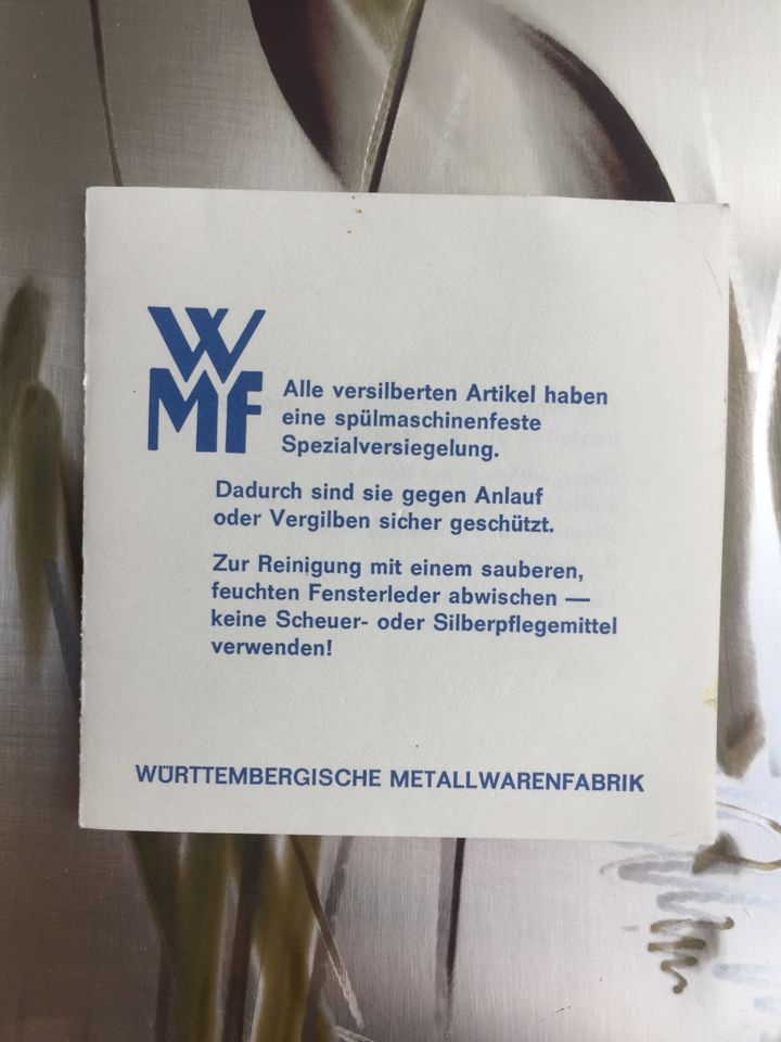 WMF Ikora versilbert Bild Platte Königskuchenplatte Deko edel in Landau-Godramstein