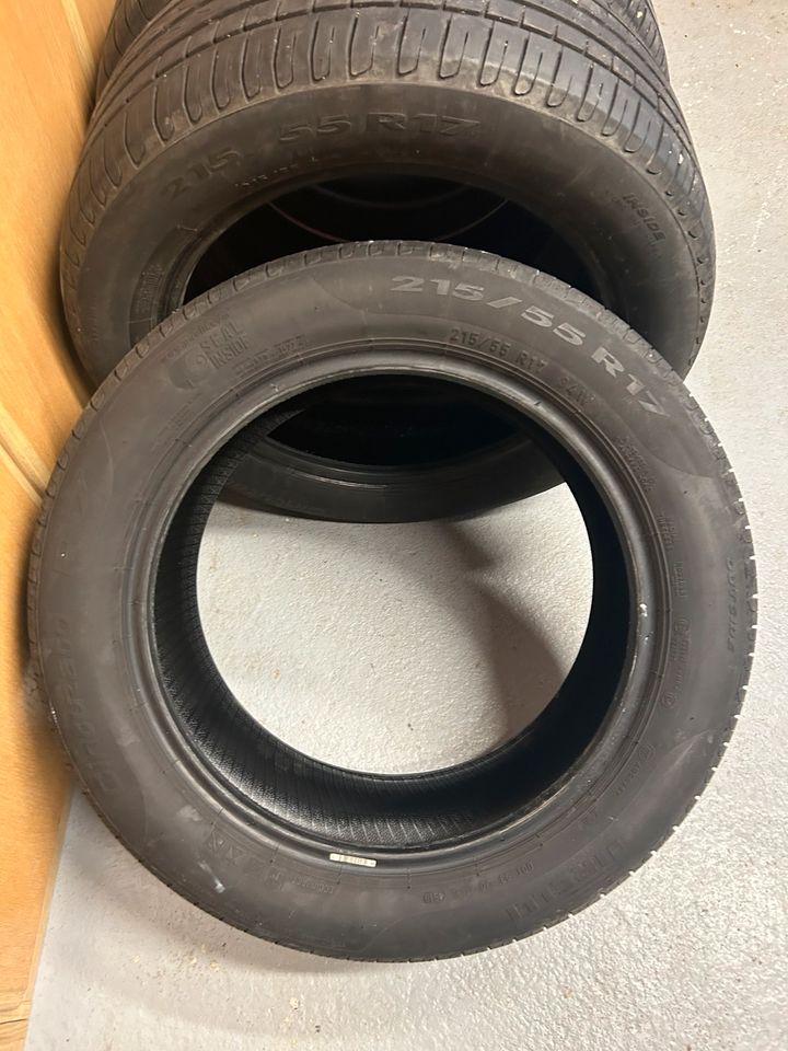 Sommerreifen 215/55/R17 Pirelli in Kirchberg (Hunsrück)