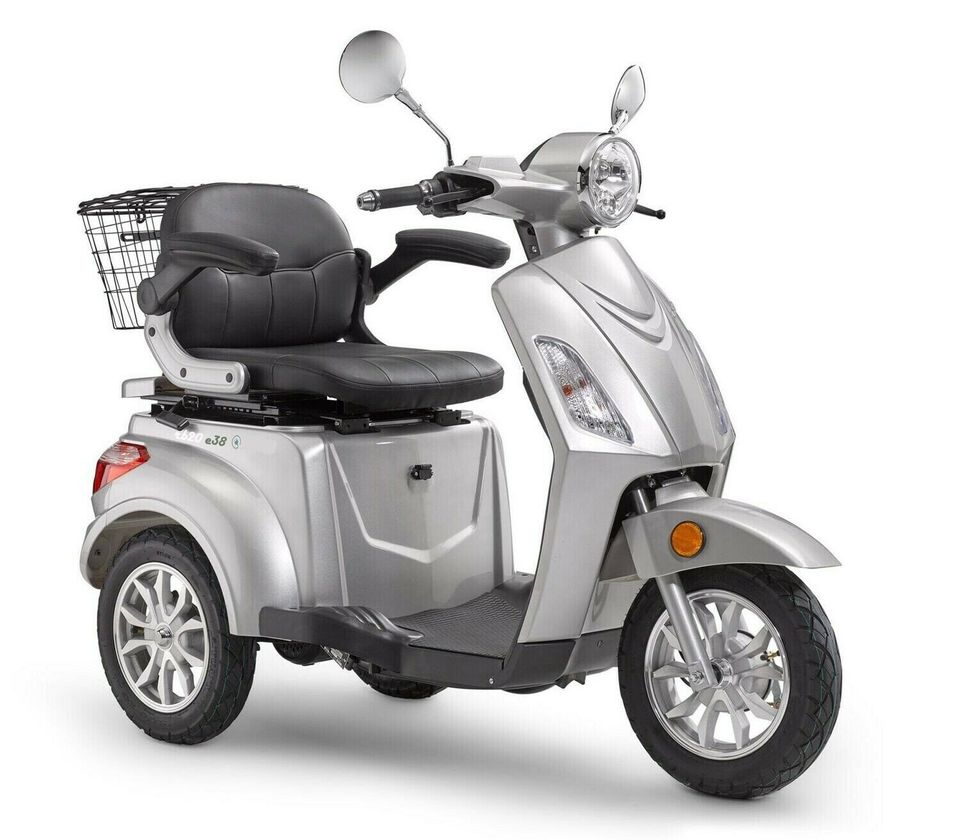 Elektroroller E-Scooter Elektro Krankenfahrstuhl E-QUAD 3-RAD in Reken