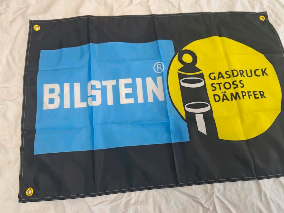 367 Bilstein Stoßdämpfer Fahne Banner Flagge Werkstatt Werbung in Chemnitz