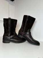 Tommy Hilfiger Stiefel Gr.41 Leder braun Nordrhein-Westfalen - Wiehl Vorschau