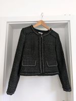 Elegante Bouclé Jacke - Gr. 42 (schwarz, silber) Nordrhein-Westfalen - Kreuztal Vorschau